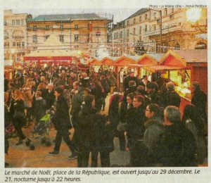 Photo Le Maine Libre, dimanche 8 décembre 2013