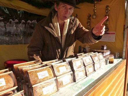 En plus du miel, 7 variétés de pains d'épices, et la fameuse crème de noisette au miel...